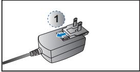 OPTOMA PK120,  PK301,  PK320 - CHARGEMENT DE LA BATTERIE - 1