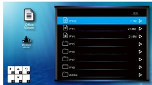 OPTOMA PK120,  PK301,  PK320 - RéGLAGES DIAPORAMA - 22