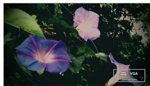 OPTOMA PK120,  PK301,  PK320 - COMMENT UTILISER UNE SOURCE D'ENTREE EXTERIEURE : VGA / COMPOSITE AV - 4