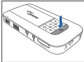 OPTOMA PK120,  PK301,  PK320 - CHARGEMENT DE LA BATTERIE - 1