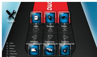 OPTOMA PK120,  PK301,  PK320 - COMMENT UTILISER LE MENU - 6