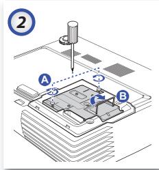 OPTOMA W304M - Avertissement : - 2