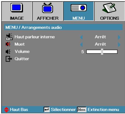 OPTOMA W304M - Paramètres de sécurité - 2