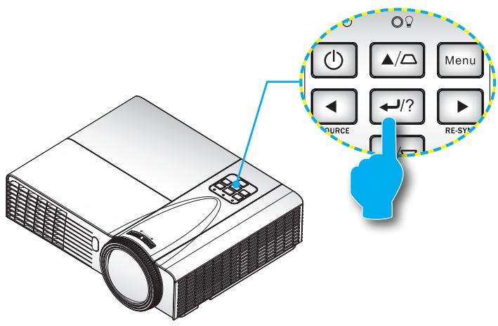OPTOMA W305ST,  W306ST - Utiliser le menu AIDE - 1