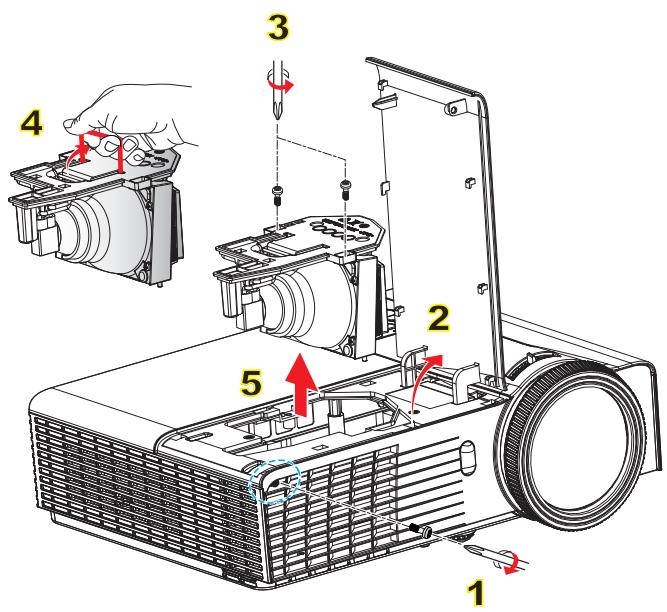 OPTOMA W305ST,  W306ST - CAUTION! - 2