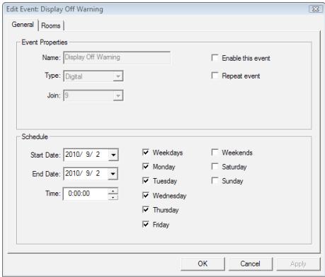 OPTOMA W305ST,  W306ST - Modifier l'évenement - 1