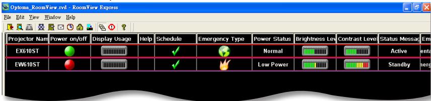 OPTOMA W305ST,  W306ST - Ecran Principal - 1