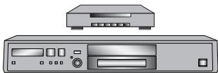 OPTOMA X305ST,  X306ST - Connexion aux sources video - 1