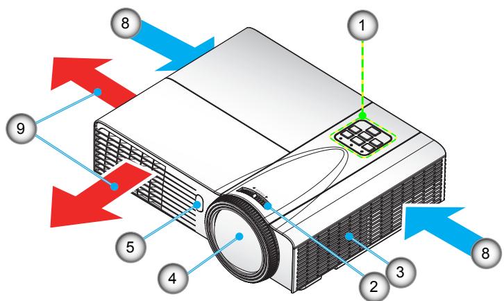 OPTOMA X305ST,  X306ST - Aperçu du produit - 1