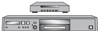 OPTOMA X305ST,  X306ST - Connexion aux sources video - 2