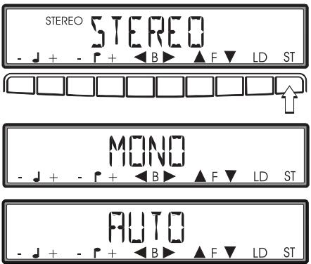 BECKER 4325 4327 4337 4370 MEXICO - Réglage Mono/stériso - 2