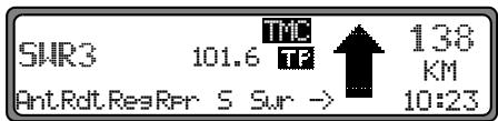 BECKER 4720 TRAFFIC PRO UPDATECD3 7 - Affichage des stations TMC captées - 1