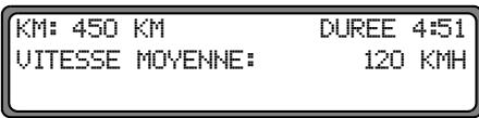 BECKER 4720 TRAFFIC PRO UPDATECD3 7 - Sélection de la durée du trajet et des kilomètres par-courus - 2