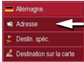 BECKER 7916 TA - Destination : Sélection de l'adresse et démarrage - 1