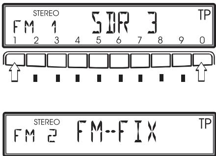 BECKER MEXICO - Appel/Mémorisation des stations FM 1/FM 2 - 1