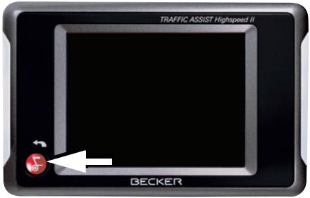 BECKER TA HIGHSPEED II 7988 - La touche Back - 1