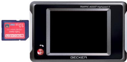 BECKER TA HIGHSPEED II 7988 - Enfichage de la carte mémoire - 1
