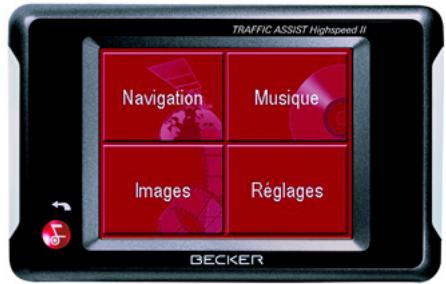 BECKER TA HIGHSPEED II 7988 - Règles de base concernant l'écran tactile - 1