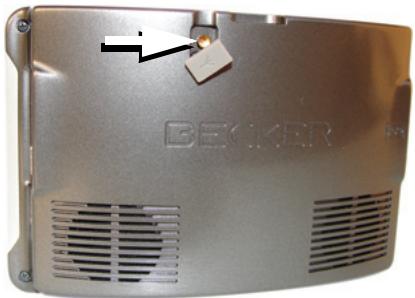 BECKER TA HIGHSPEED II 7988 - Raccordement d'une antenne externe - 1