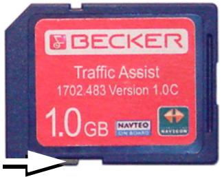 BECKER TRAFFIC ASSIST HIGH SPEED 7934 - Carte mémoire - 1