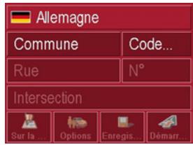 BECKER TRAFFIC ASSIST HIGH SPEED 7934 - Menu de navigation: Adresse - 2