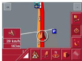 BECKER TRAFFIC ASSIST HIGH SPEED 7934 - Affichage de la carte avec barre d'outils - 2