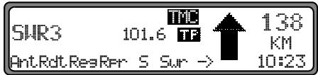 BECKER 4720 TRAFFIC PRO UPDATECD3 8 - TMC s'affiche en écriture inversée : - 1