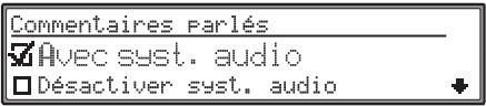 BECKER 7800 ONLINE PRO - Réglage des messages vocaux - 2