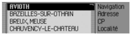 BECKER 7949 TRAFFIC PRO VOICE - Selectionner la ville de destination via le code postal - 4