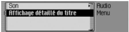 BECKER 7949 TRAFFIC PRO VOICE - Activer/désactiver l'affichage détaillé des plages - 1