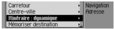 BECKER 7949 TRAFFIC PRO VOICE - Réglages des options d'itinétaire - 1