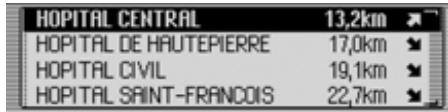 BECKER 7949 TRAFFIC PRO VOICE - Informations sur des destinations spéciales - 1