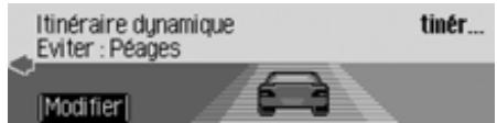 BECKER 7949 TRAFFIC PRO VOICE - Afficher / modifier les options d'itinéraire - 1