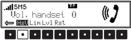 BECKER ONLINE PRO - Réglage du volume du combiné téléphonique (HsV) - 1