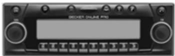 BECKER ONLINE PRO - Retrait de la façade amovible - 1