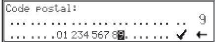 BECKER ONLINE PRO - Saisie du code postal du lieu de destination - 1