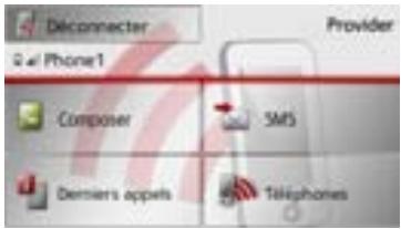 BECKER TRAFFIC ASSIST - Déconnexion d'un téléphone raccordé - 1