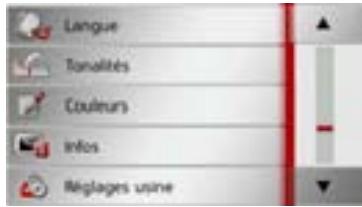 BECKER TRAFFIC ASSIST - Menu des réglages du système - 2