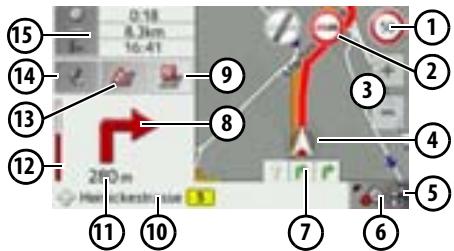 BECKER TRAFFIC ASSIST - Écran divisé avec guidage - 1