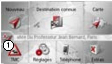 BECKER TRAFFIC ASSIST - Le menu principal - 7