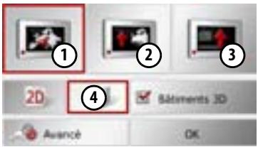 BECKER TRAFFIC ASSIST - Changement de mode carte - 2
