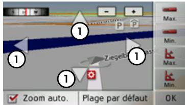 BECKER TRAFFIC ASSIST Z099 - Possibilities de réglage - 1