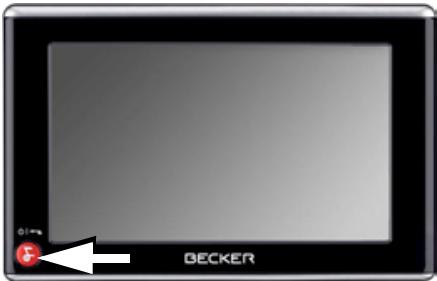 BECKER TRAFFIC ASSIST Z099 - La touche Becker - 1