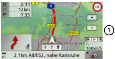 BECKER TRAFFIC ASSIST Z099 - Passage au mode 2D/3D - 1