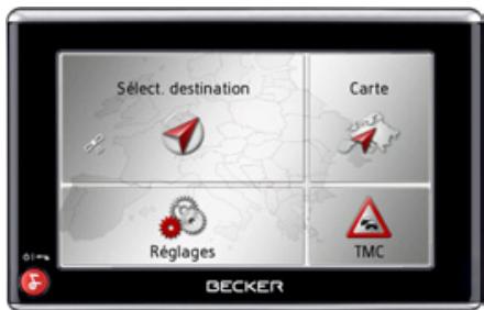BECKER TRAFFIC ASSIST Z099 - Règles de base concernant l'écran tactile - 1