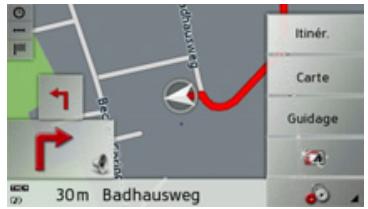 BECKER TRAFFIC ASSIST Z099 - Options de l'affichage de carte - 2