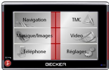 BECKER TRAFFIC ASSIST Z200 - Règles de base concernant l'écran tactile - 1
