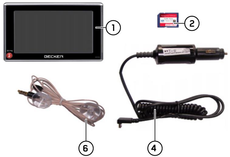 BECKER TRAFFIC ASSIST Z200 - Emissions et mise au rebut - 1