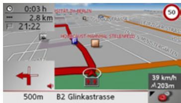 BECKER TRAFFIC ASSIST Z200 - Modifier la représentation (barre d'outils) - 2