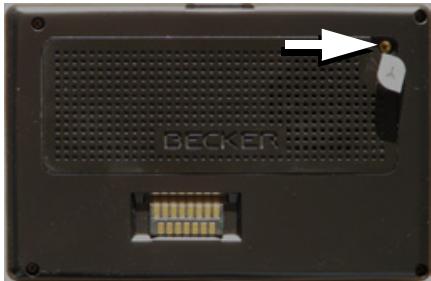 BECKER TRAFFIC ASSIST Z200 - Raccordement d'une antennae externe - 1